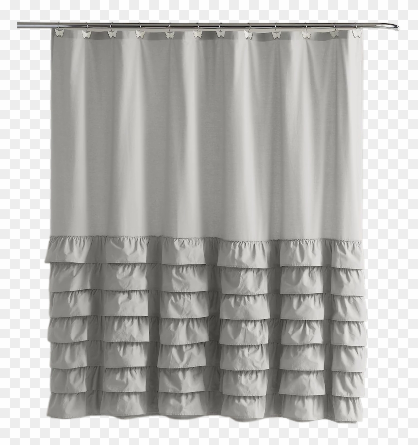 Download Kohls Com Lauren Conrad Ruffle Shower Curtain Clipart Png