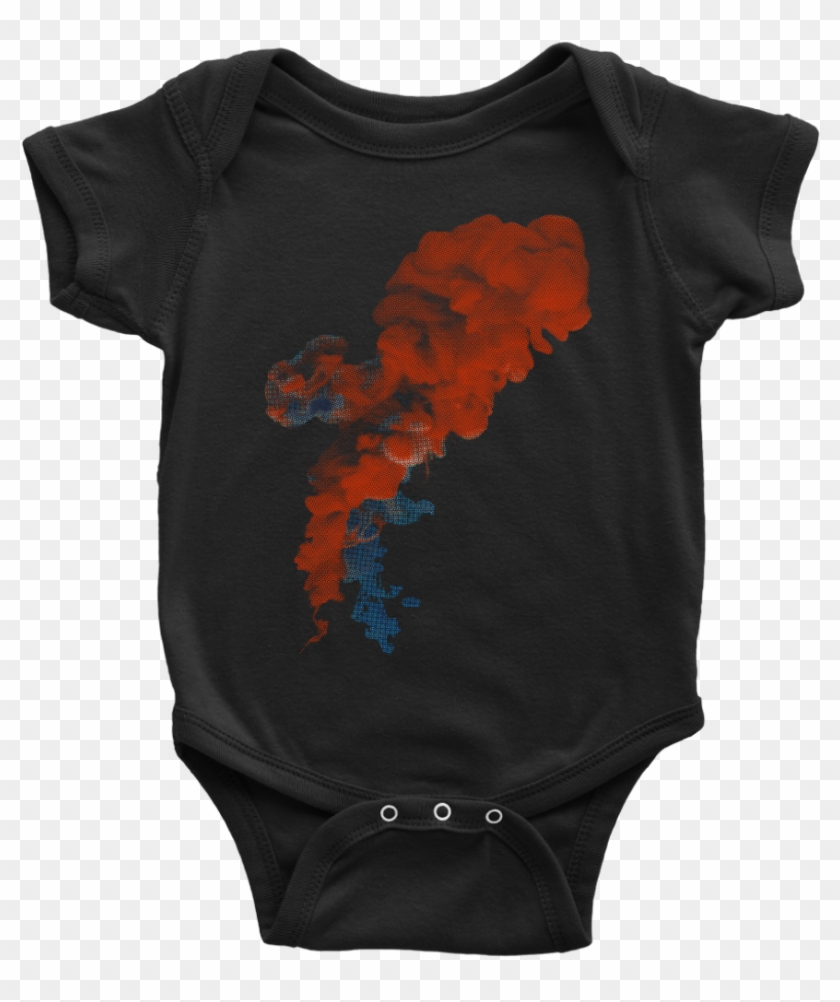 Red Smoke - Infant Bodysuit Clipart #2903627
