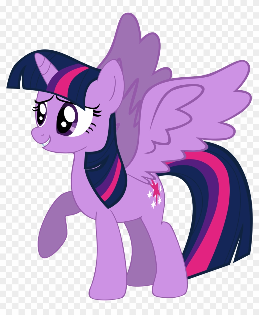 Fanmade Smiling Princess Twilight Sparkle - My Little Pony Twilight Sparkle With Wings Clipart