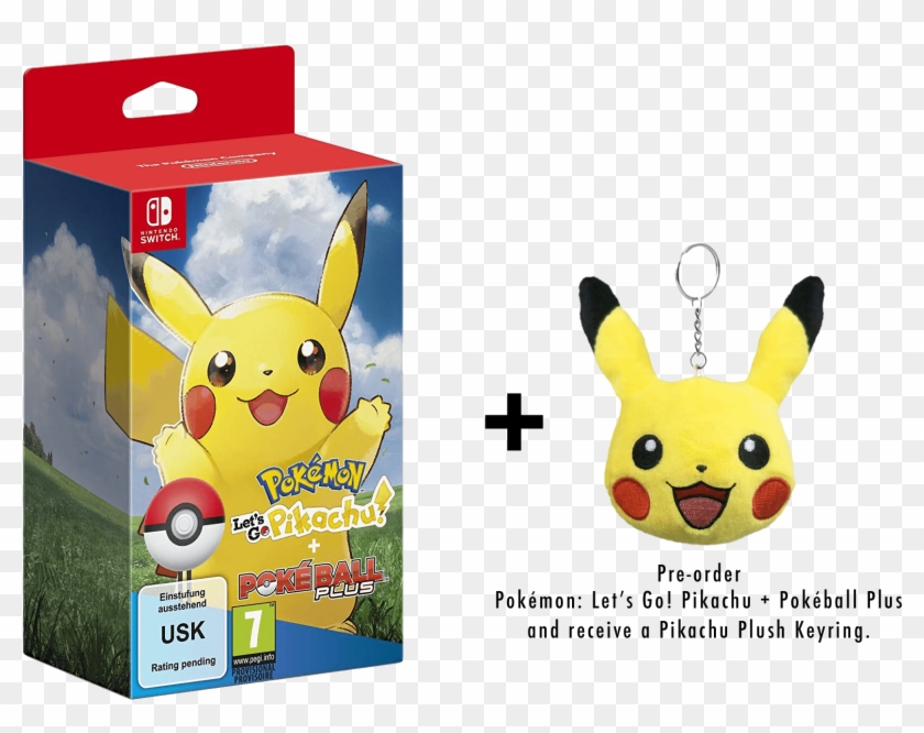 Let's Go, Pikachu Pokball Plus (new) - Pokemon Let's Go Pikachu Prix Clipart #2903707