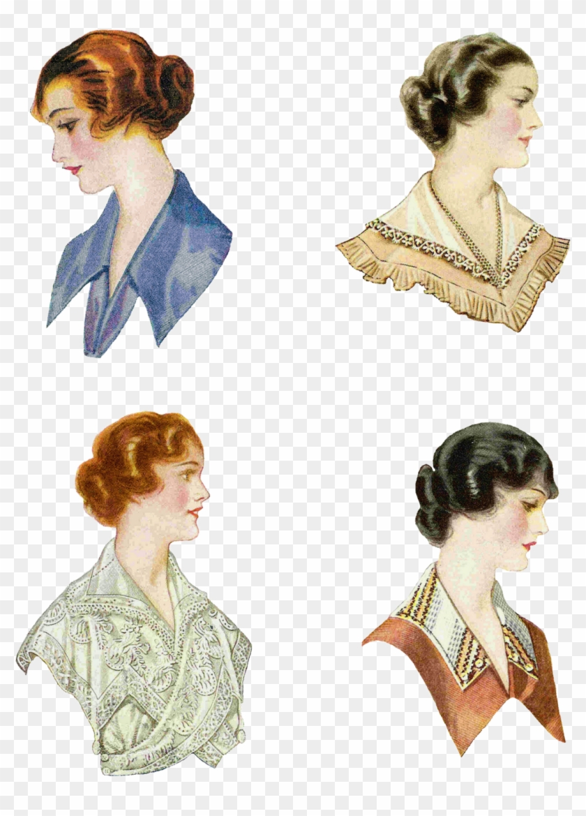 Vintage Clothespin Png - 1915 Hairstyles Clipart #2903780