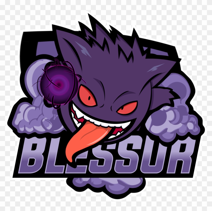 Gengar Mascot Logo , Png Download - Blessur Png Clipart #2903829