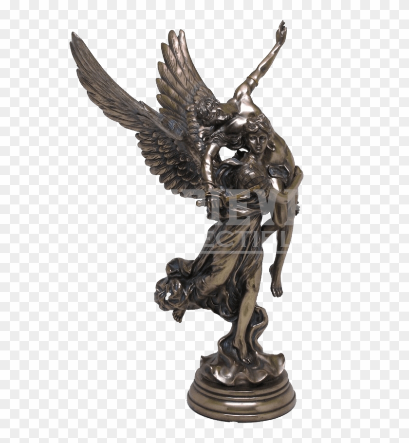 Winged Fame Statue - Davy Jones Calypso Fan Art Clipart
