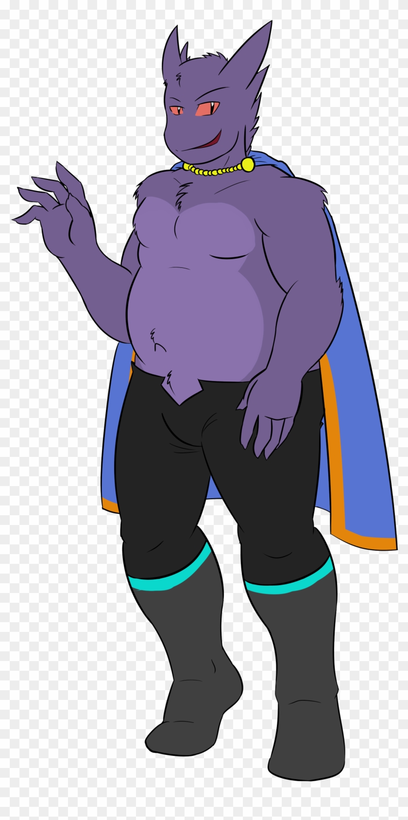 Gengar Sona - Anthro Gengar Clipart