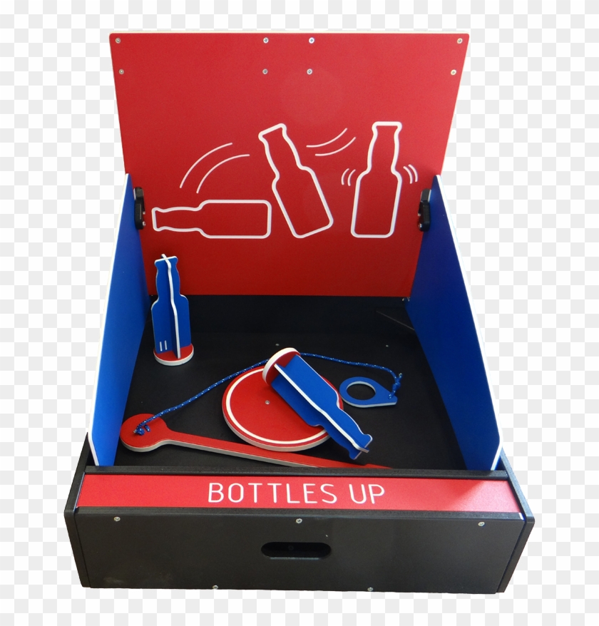 Bottles Up Front Large Bottles Up Front Large - Bottles Up Carnival Game Clipart #2903964