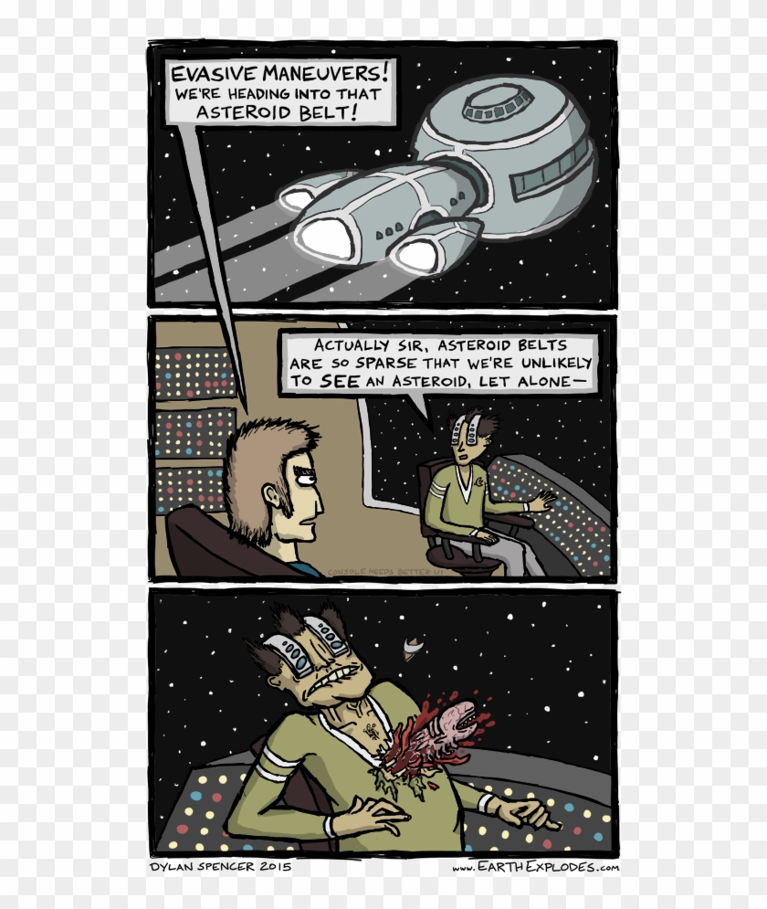 And Then Warp Core Explodes - Cartoon Clipart #2904034