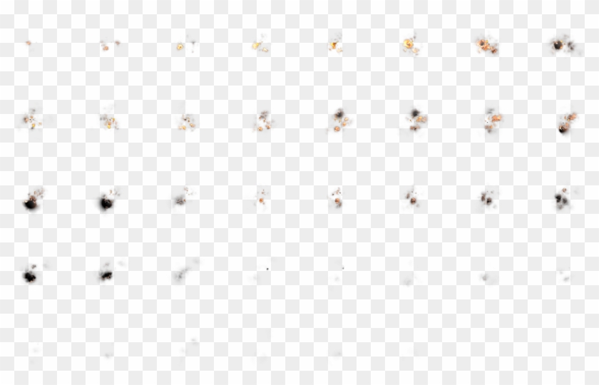 Neat Little Fire - Pixel Smoke Sprite Sheet Clipart