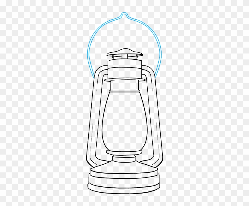 Asia Drawing Lantern - Drawing Of A Lantern Clipart