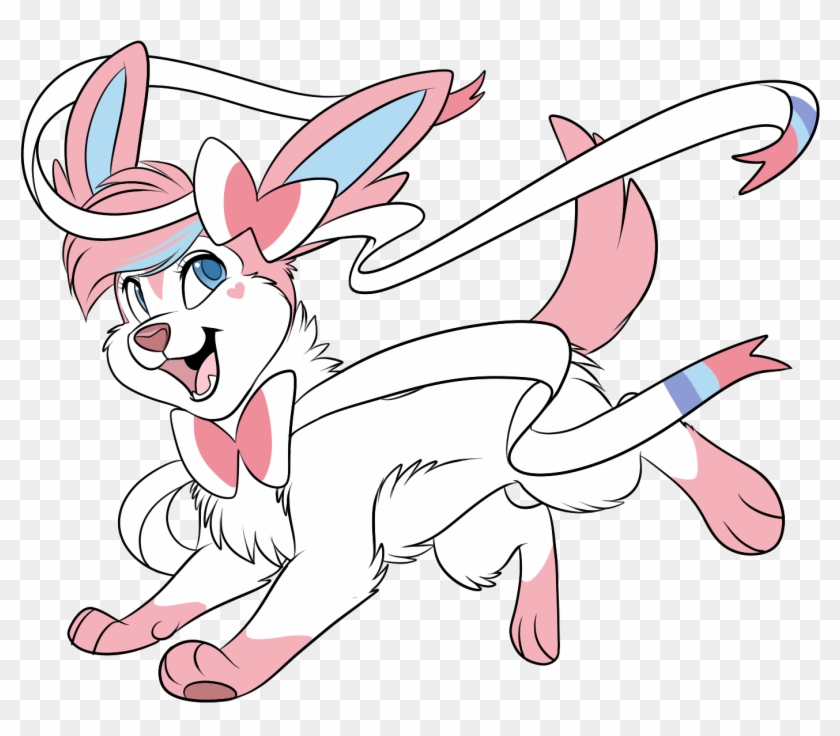 Sylvia The Sylveon - Dog Sylveon Clipart