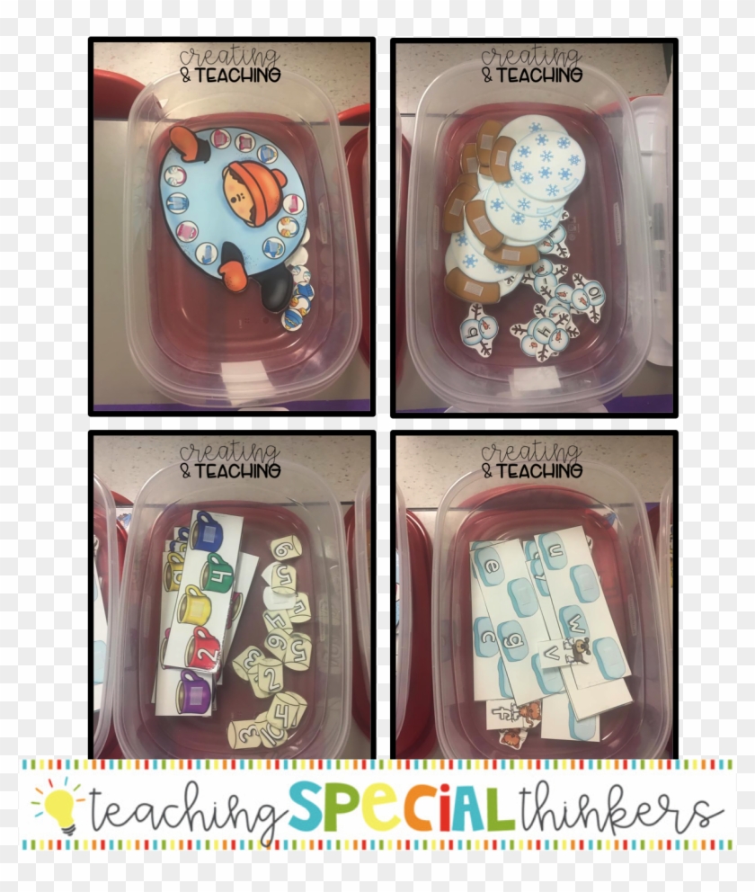 Winter Clothespins Task Pack, Except I Simply Added - Pattern Clipart #2904532