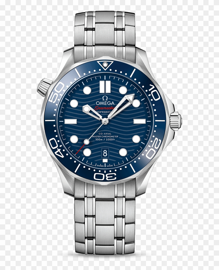 Diver 300m Omega Co-axial Master Chronometer - Blue Tag Heuer Aquaracer Clipart #2904761