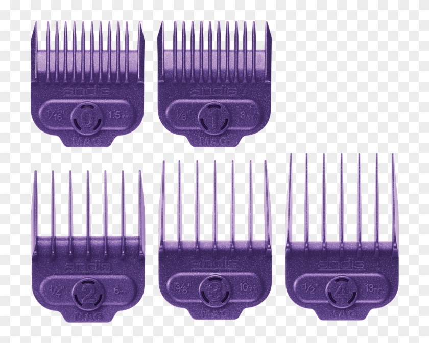 Andis Single Magnetic 5-comb Set - Peines Andis Magneticos Clipart #2905124