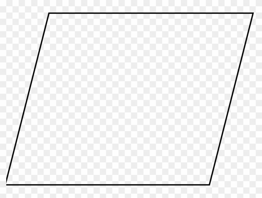 Parallelogram Transparent Png - Many Side Does A Parallelogram Have Clipart #2905313