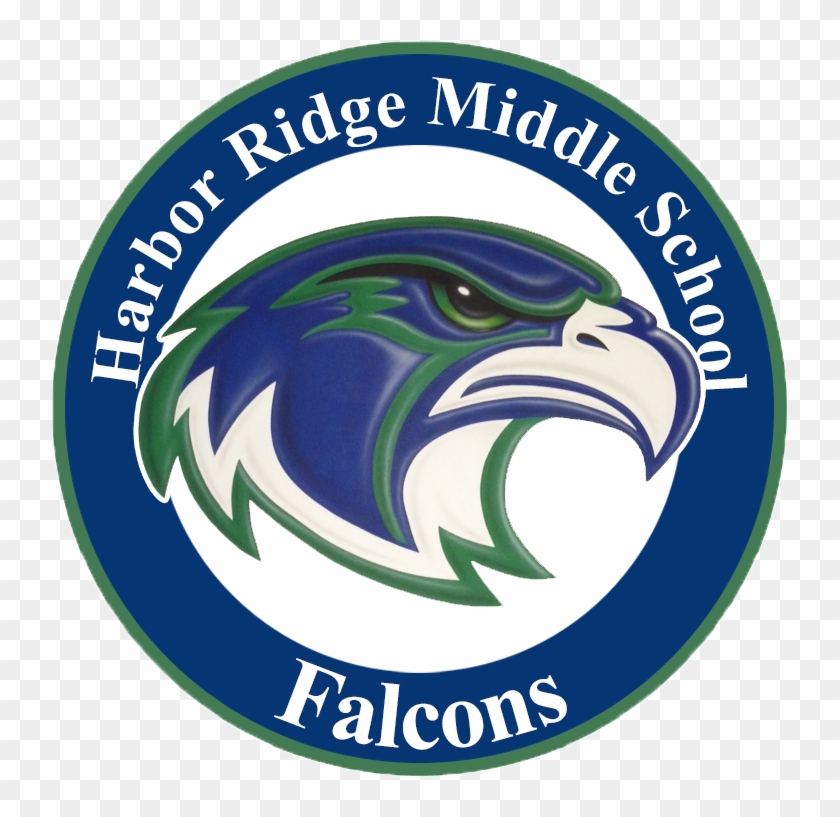 Falcon Logo - Harbor Ridge Middle School Clipart #2905509