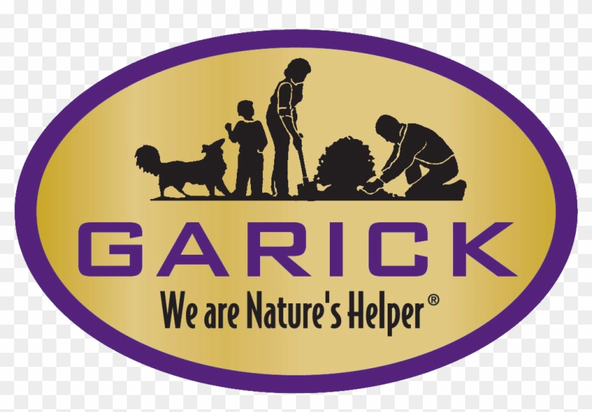 Garick Circle Logo Large Gold Background Transparent - Garick Clipart