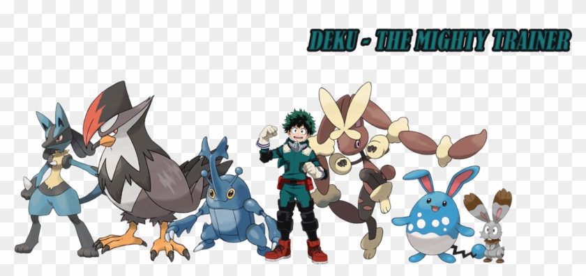 Bokunoheroacademia - Deku As A Pokemon Clipart