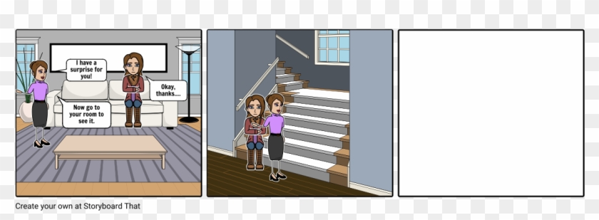 The Surprise - Cartoon Clipart