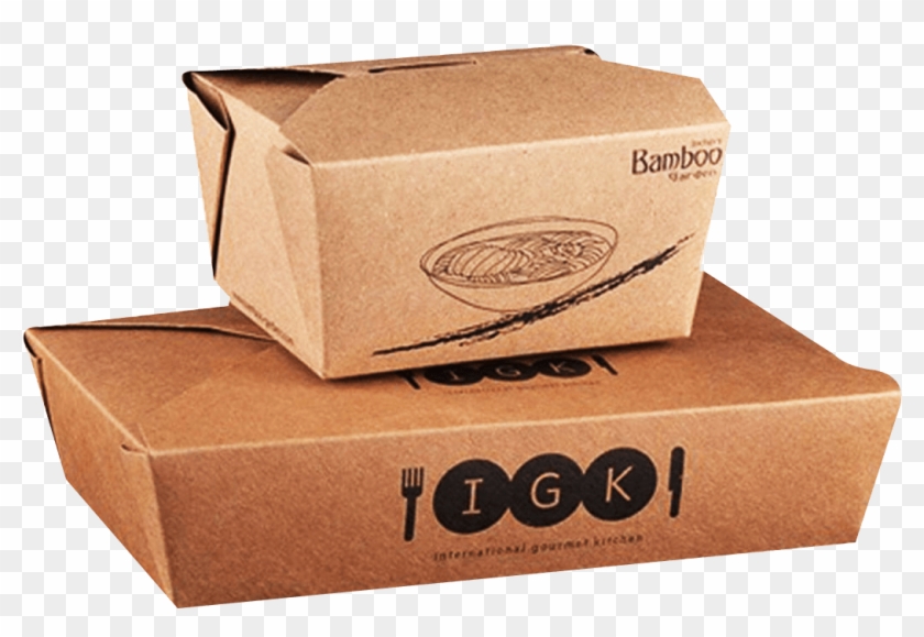 Custom Chinese Takeout Boxes - Chinese Food Package Clipart #2906347