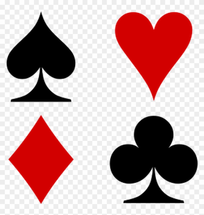 Heart Diamond Spade Club - Deck Of Card Clipart #2907126