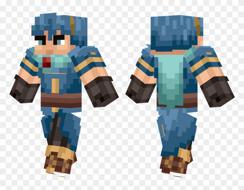 Marth - Deep Sea Diver Minecraft Skin Clipart