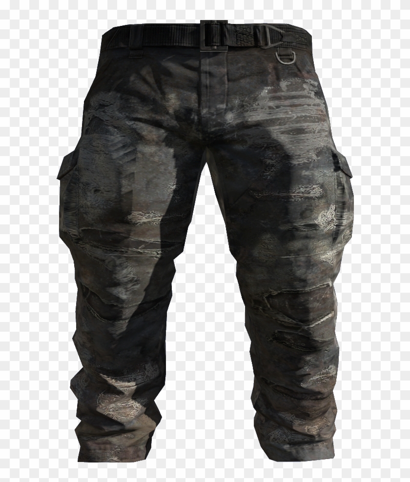 Black Cargo Pants Model - Trousers Clipart #2907362