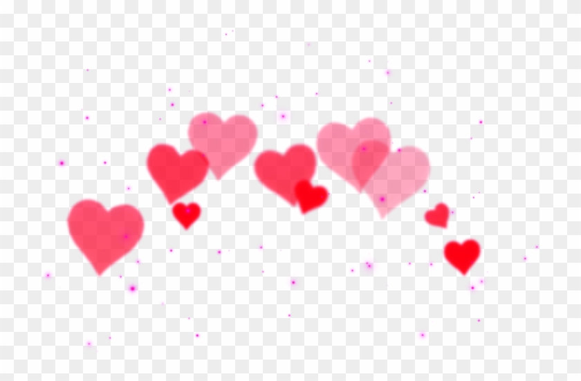 Heart Png Tumblr Black , Png Download - Overlay Hearts Clipart
