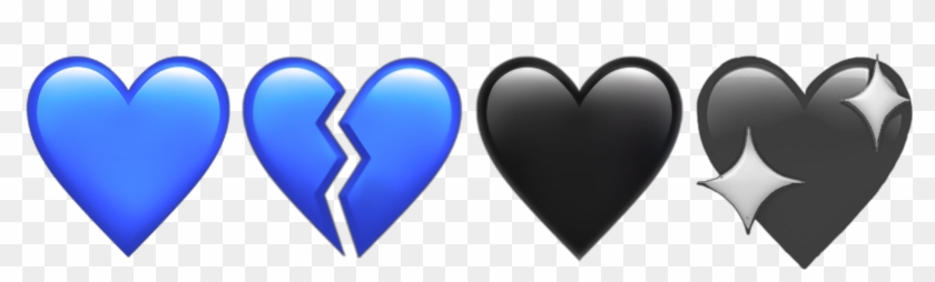 Emoji Emojis Blue Aesthetic Aesthetics Tumblr Trend - Heart Clipart
