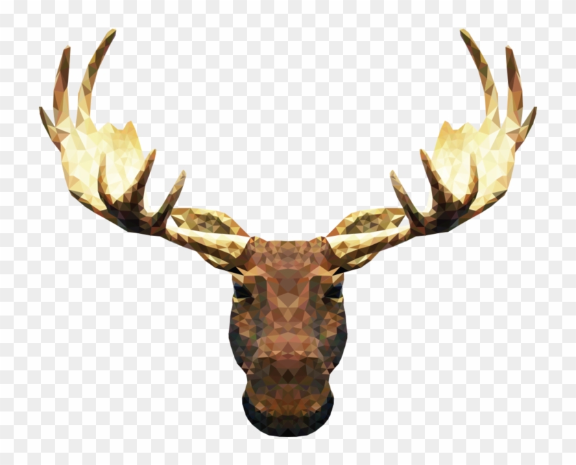 Moose - Antler Clipart