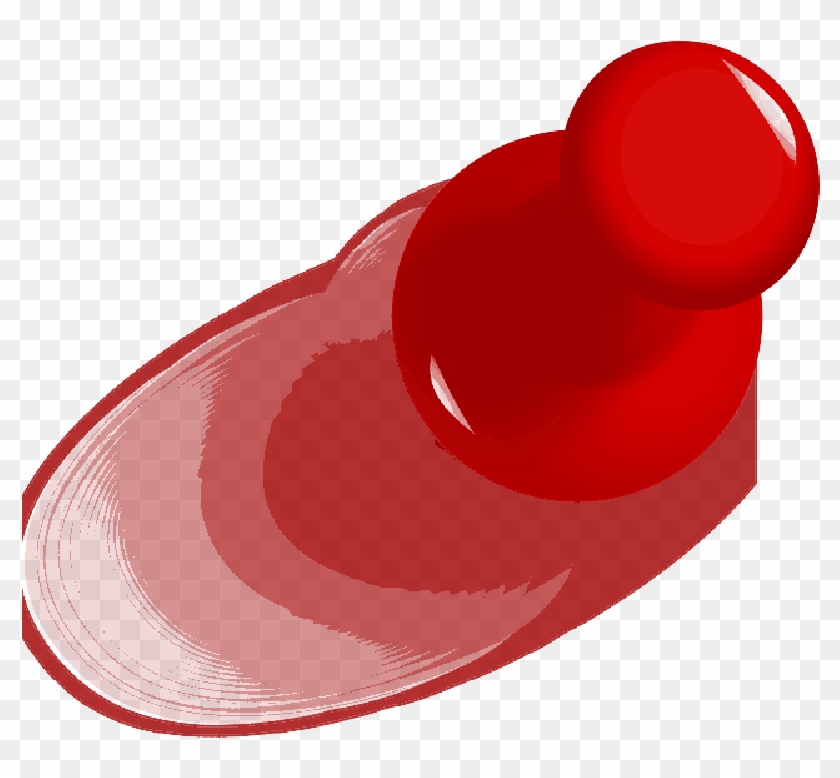 Pushpin, Office, Pin, Red, Tack, Thumbtack - Circle Clipart