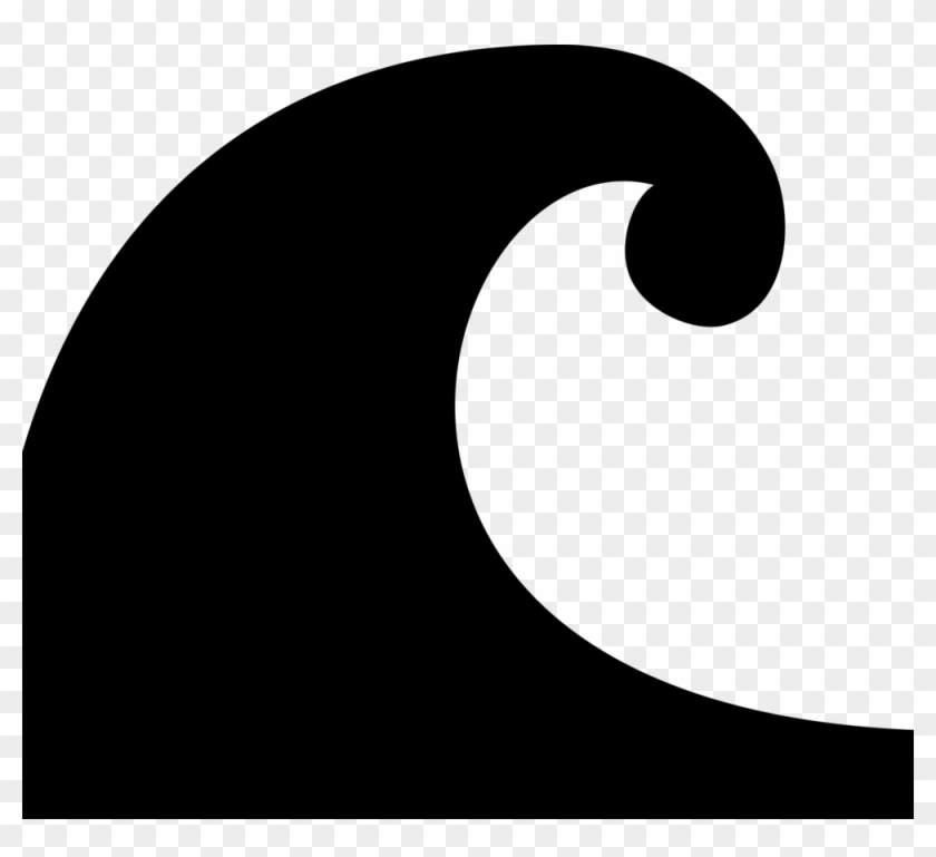 Tidal Icon Png Transparent Background - Tide Clipart Black And White