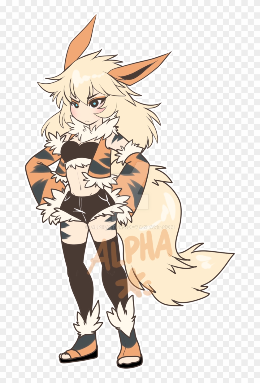 Arcanine By Nyanobite Gijinka Arcanine Clipart 2910581 Pikpng
