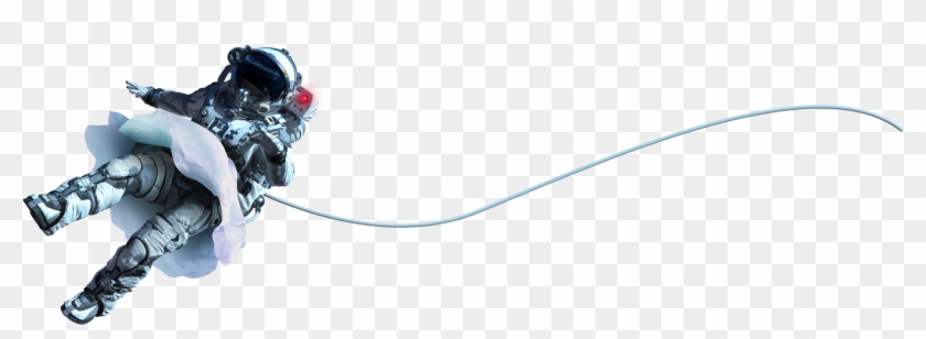 Astronaut-on - Ice Hockey Clipart