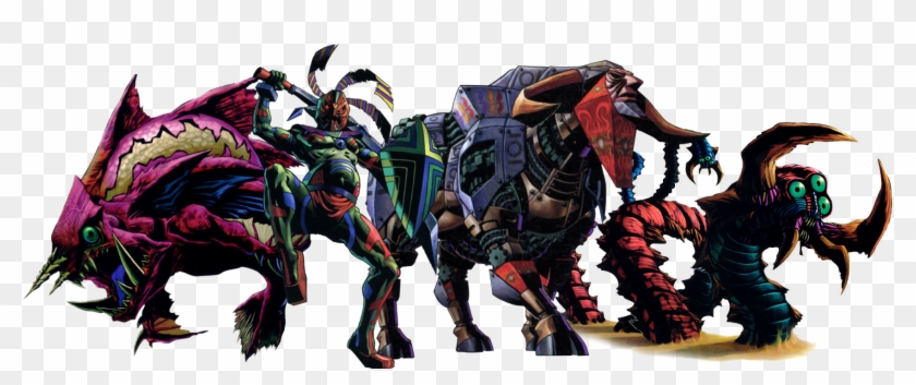 Majora Mask Bosses Photo - Zelda Majora's Mask Bosses Clipart #2910832
