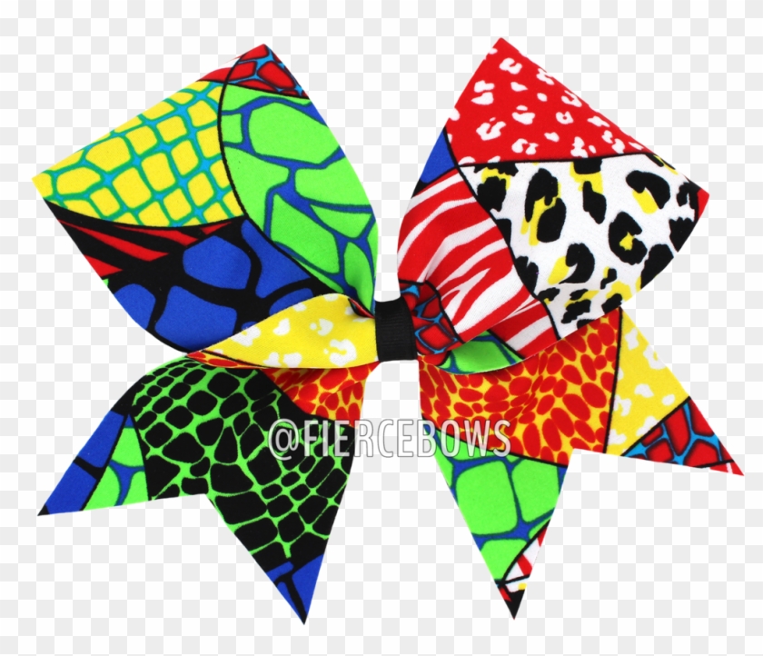 Primary Jungle Cheer Bow , Png Download Clipart #2910876