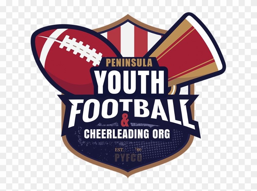 Peninsula Youth Football And Cheerleading Organization - Emblem Clipart