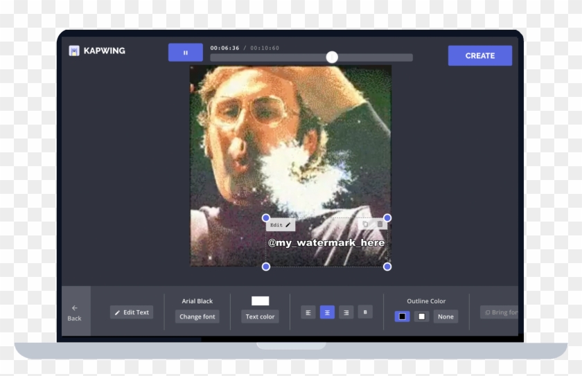 How To Watermark Video Online Png Watermark Crop Meme - Watermark Video Clipart