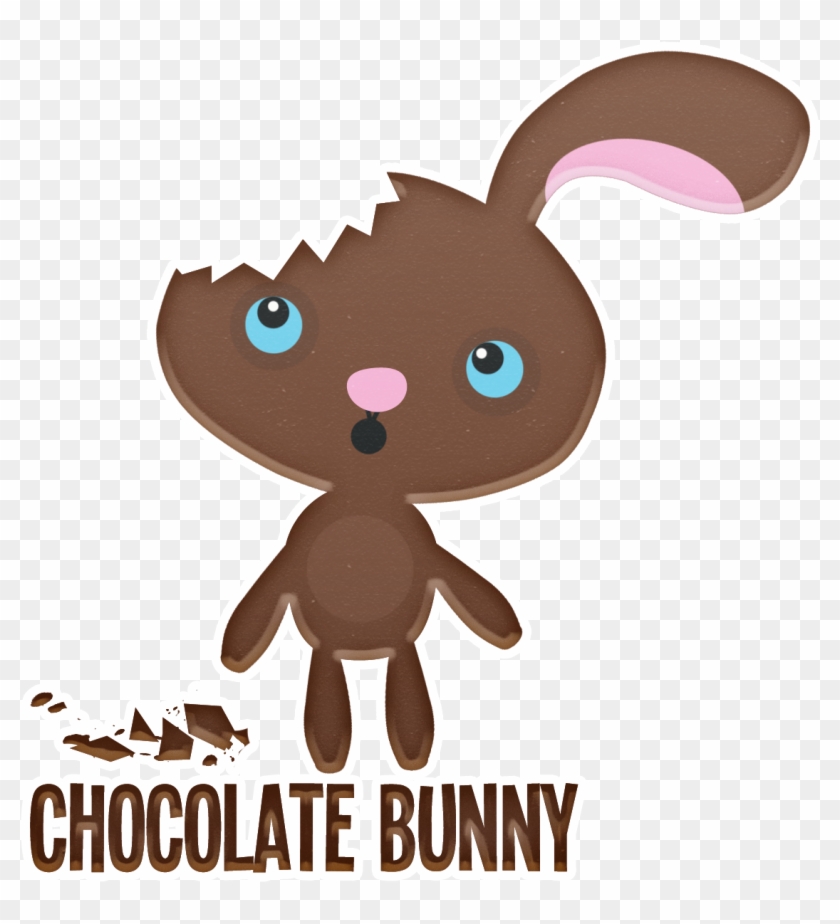 Chocolate Bunny Funny - Chocolate Bunny Ear Missing Clipart #2911306