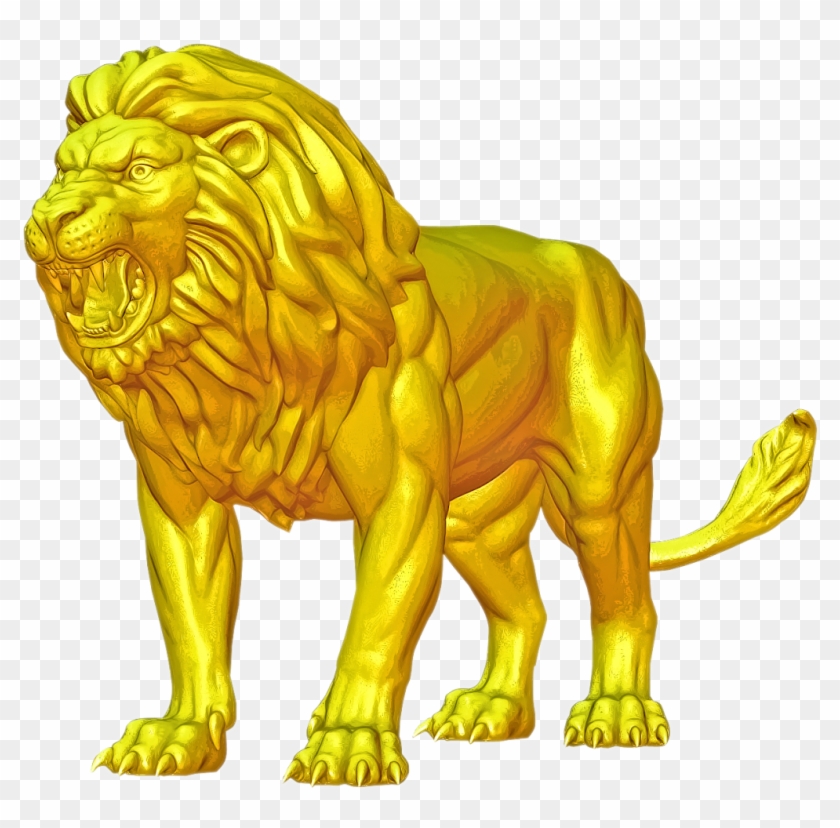 Lion Hd Png Image - Masai Lion Clipart #2912313