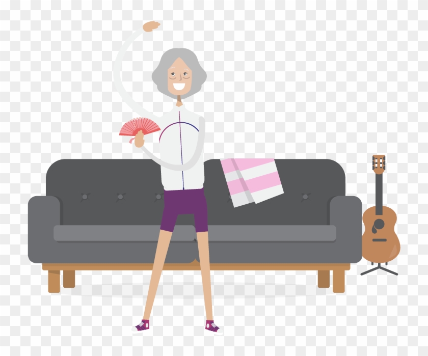 The Proposed Solution, Focusing On Physical But Also - Studio Couch Clipart