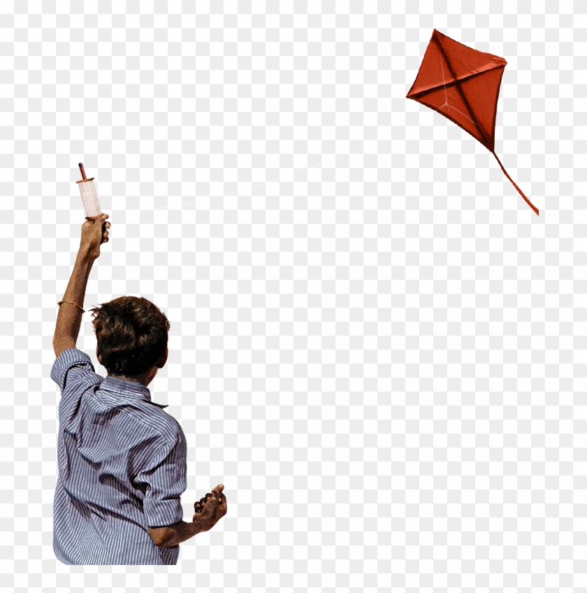 Man Flying Kite Png Clipart