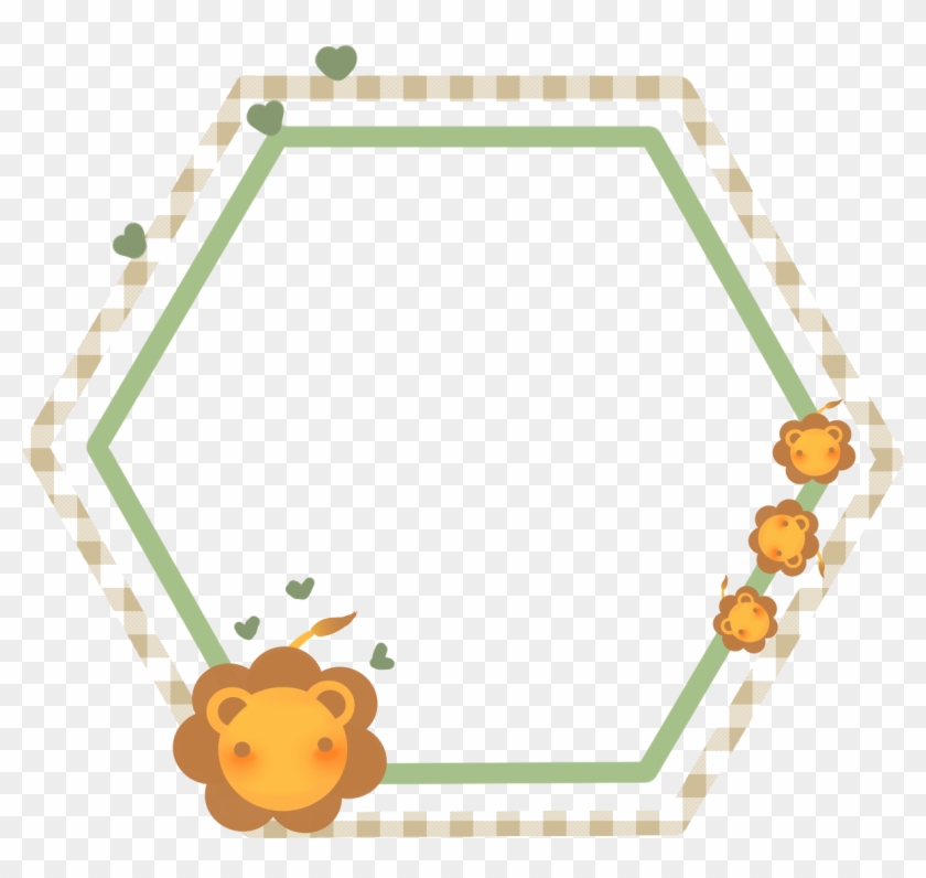 Hand Painted Border Cartoon Cute Geometric Png And - Cartoon Clipart #2912432