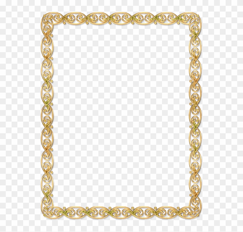 Cadre Blank Certificate, Certificate Frames, Printable - Victorian Border Gold Png Clipart #2912570