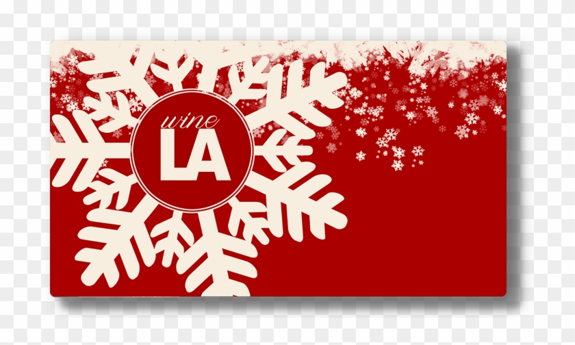 Gift Certificate - Red Snowflake Clipart