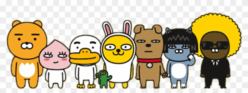 Kakao Friends Transparent Clipart Free Download Ya - Kakao Friends Png