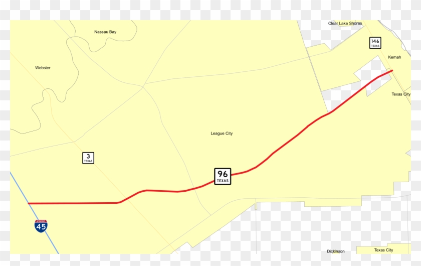 Texas State Highway - Highway 96 Texas Clipart #2913284