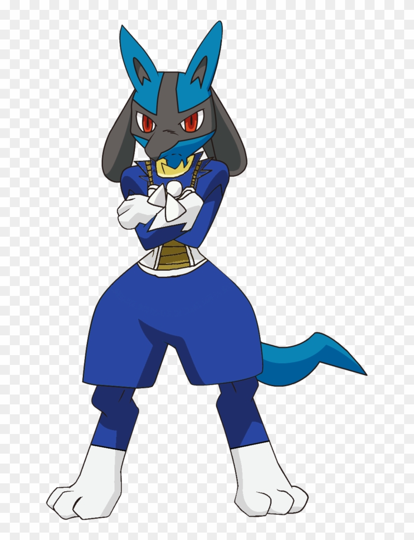 Lucario Standing Straight , Png Download - Lucario With Armor Clipart