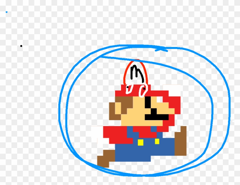 Mario - Jump - Mario Pixel Art Clipart