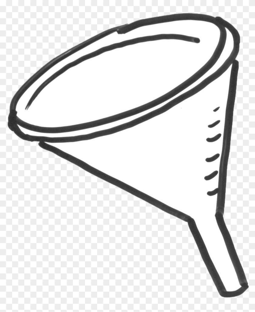 Drawing Of Funnel Clipart #2913948