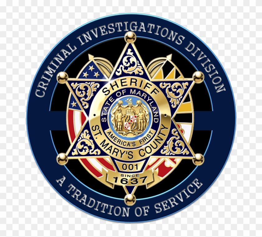 Image Criminal Investigation Division Logo, The Criminal - St Mary's County Sheriff's Office Clipart #2914100