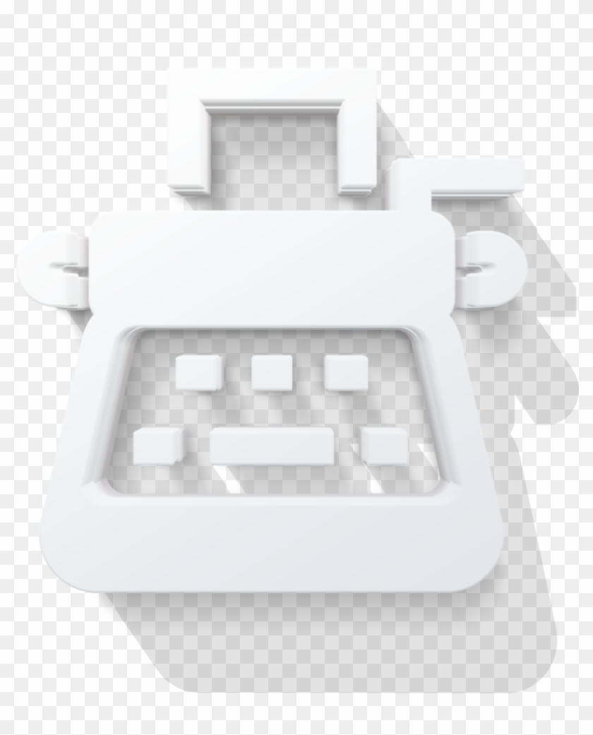 Typewriter-icon , Png Download - Plastic Clipart